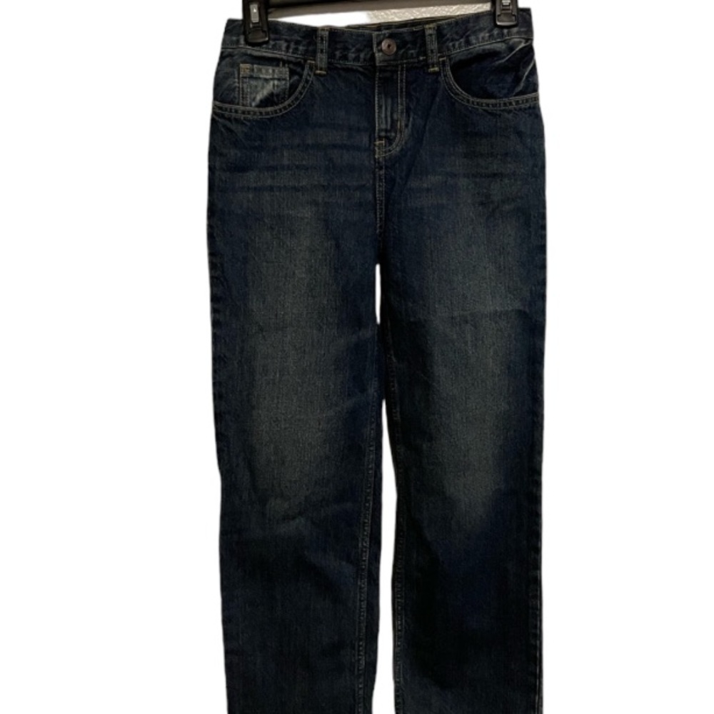 Oshkosh Boys Straight Jeans Dark Wash Size 12 NWT
